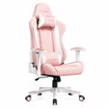 Sedia da gioco in similpelle rosa e metallo